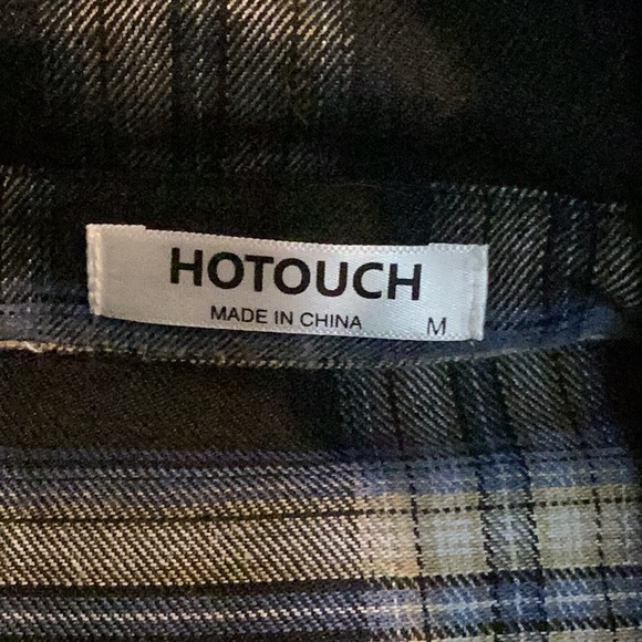 Plaid Long cardigan style button-down Shirt - Picture 7 of 7